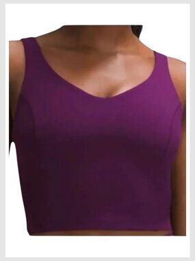 Lululemon Align Tank Top Dramatic Magenta Built-In Bra 6